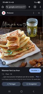 Msemen viande haché