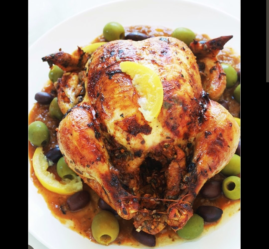 Poulet aux olives