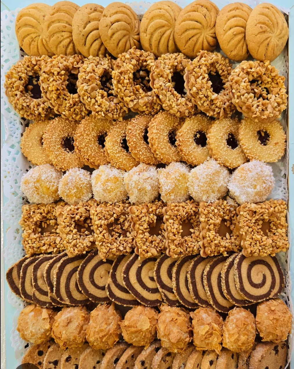 Plateau varié de sablé